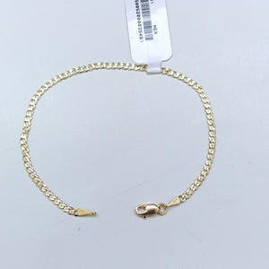 PULSERA BARBADA 14K 18 CM 2 GR (NUEVO)