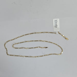 CADENA TEJIDO 3X1 14K 55 CM 5.3 GR (NUEVO)