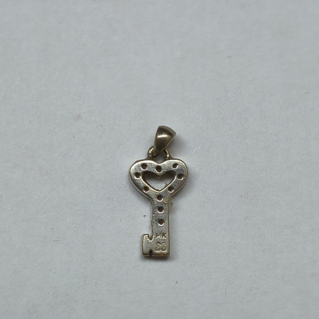 DIJE ORO BLANCO 14 K 0.8 GRMS (SEMINUEVO)