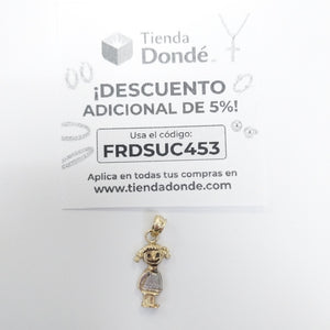 DIJE ORO 14 K 0,90 GRMS (SEMINUEVO)