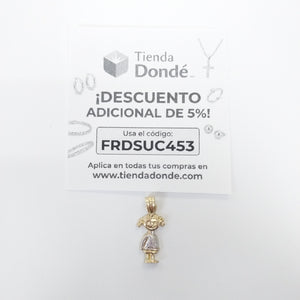 DIJE ORO 14 K 0,90 GRMS (SEMINUEVO)