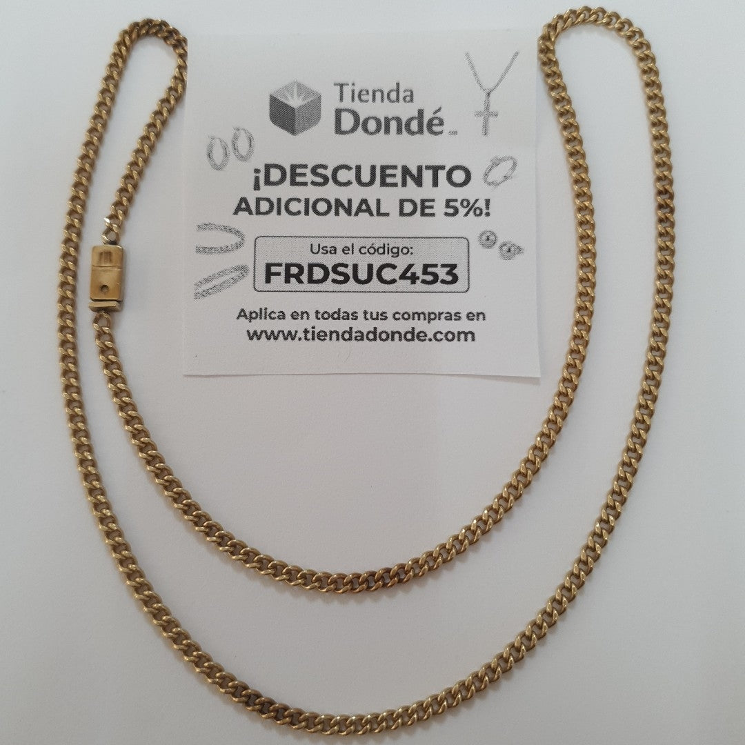 CADENA ORO 14 K 10,50 GRMS (SEMINUEVO)