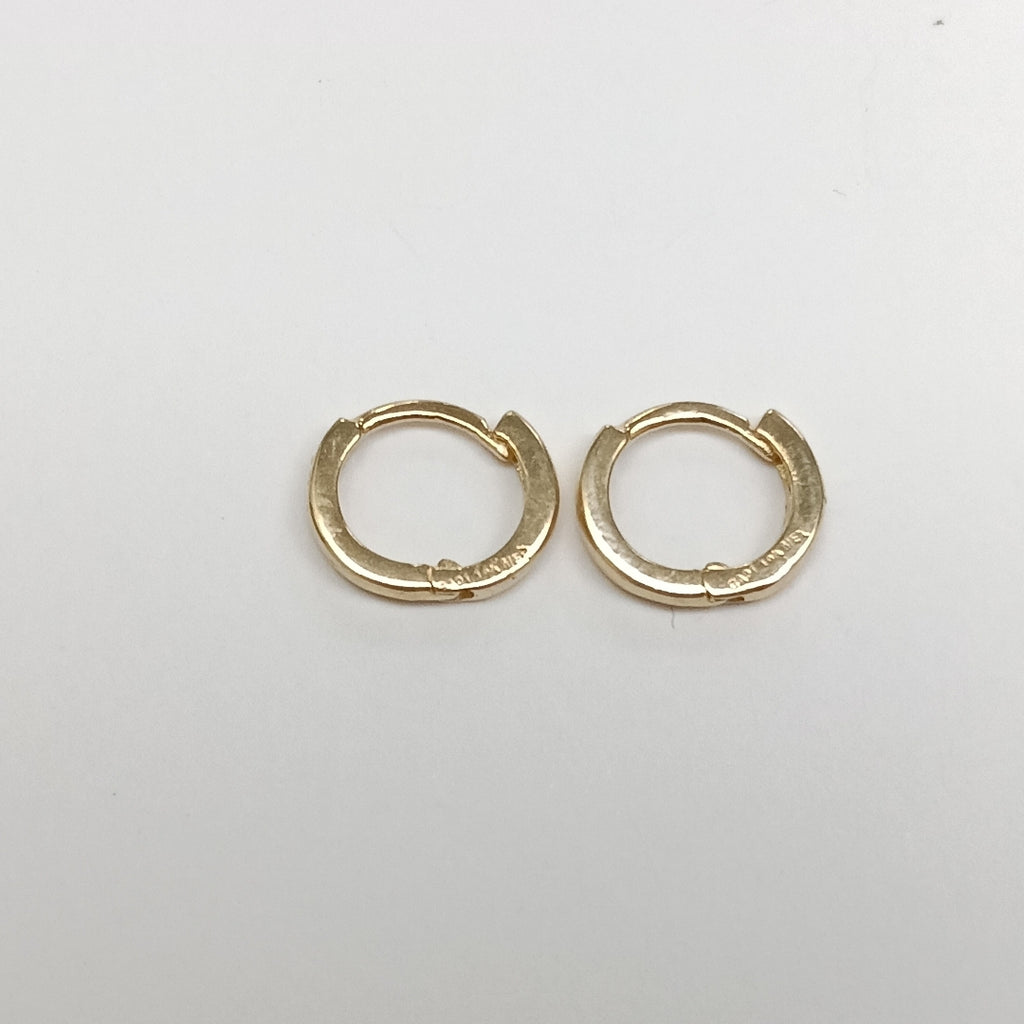ARETES HUGGIE 14K 1.3 GR (NUEVO)