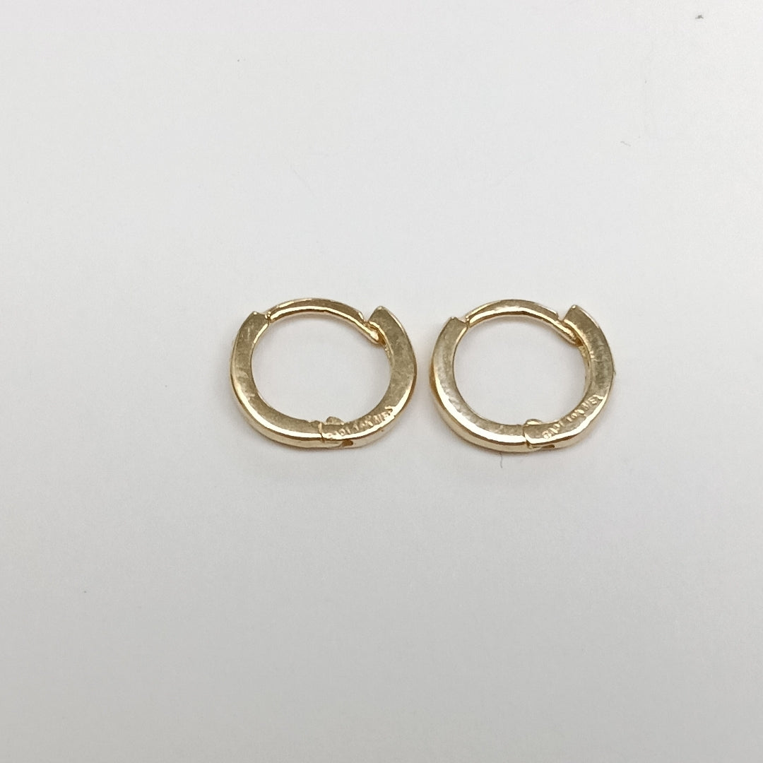 ARETES HUGGIE 14K 1.3 GR (NUEVO)