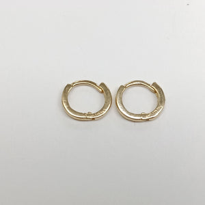 ARETES HUGGIE 14K 1.3 GR (NUEVO)