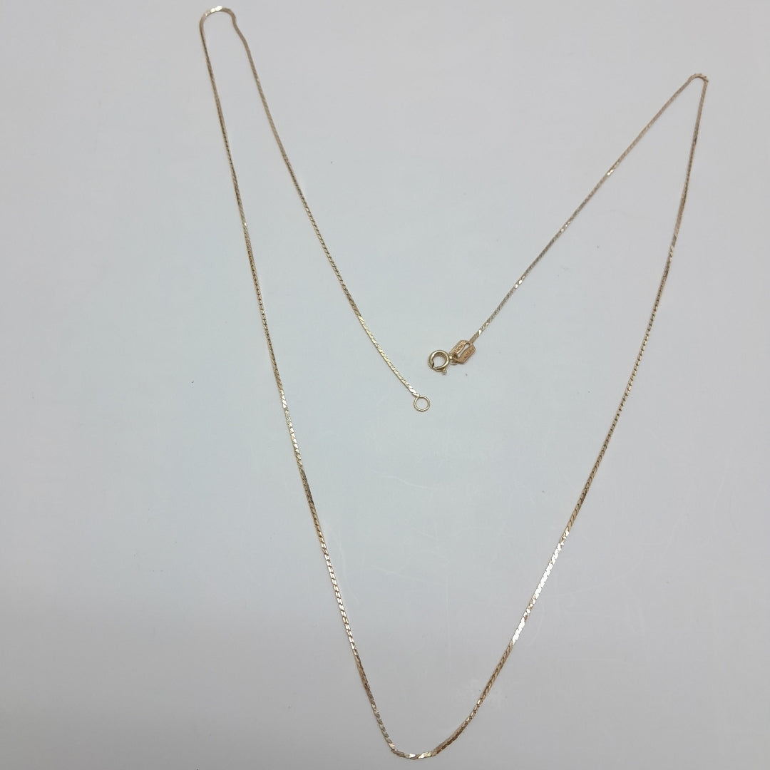 CADENA ORO 14 K 2,60 GRMS (SEMINUEVO)