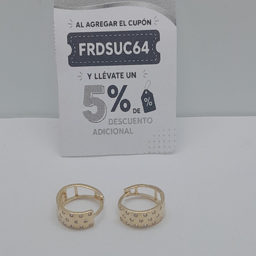 HUGGIES ORO 14K 2.7 (NUEVO)