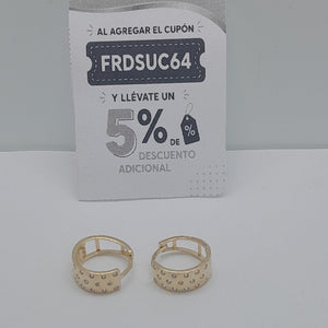 HUGGIES ORO 14K 2.7 (NUEVO)