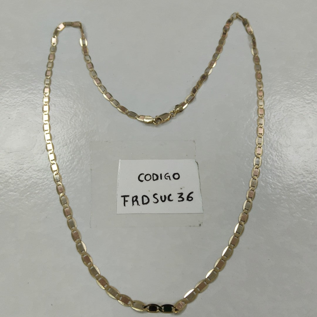 CADENA ORO,ORO COMBINADO 14 K 10,70 GRMS (SEMINUEVO)