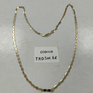 CADENA ORO,ORO COMBINADO 14 K 10,70 GRMS (SEMINUEVO)