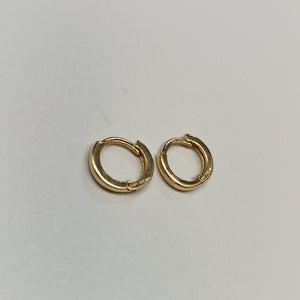 ARETES HUGGIE 14K 1.3 GR (NUEVO)