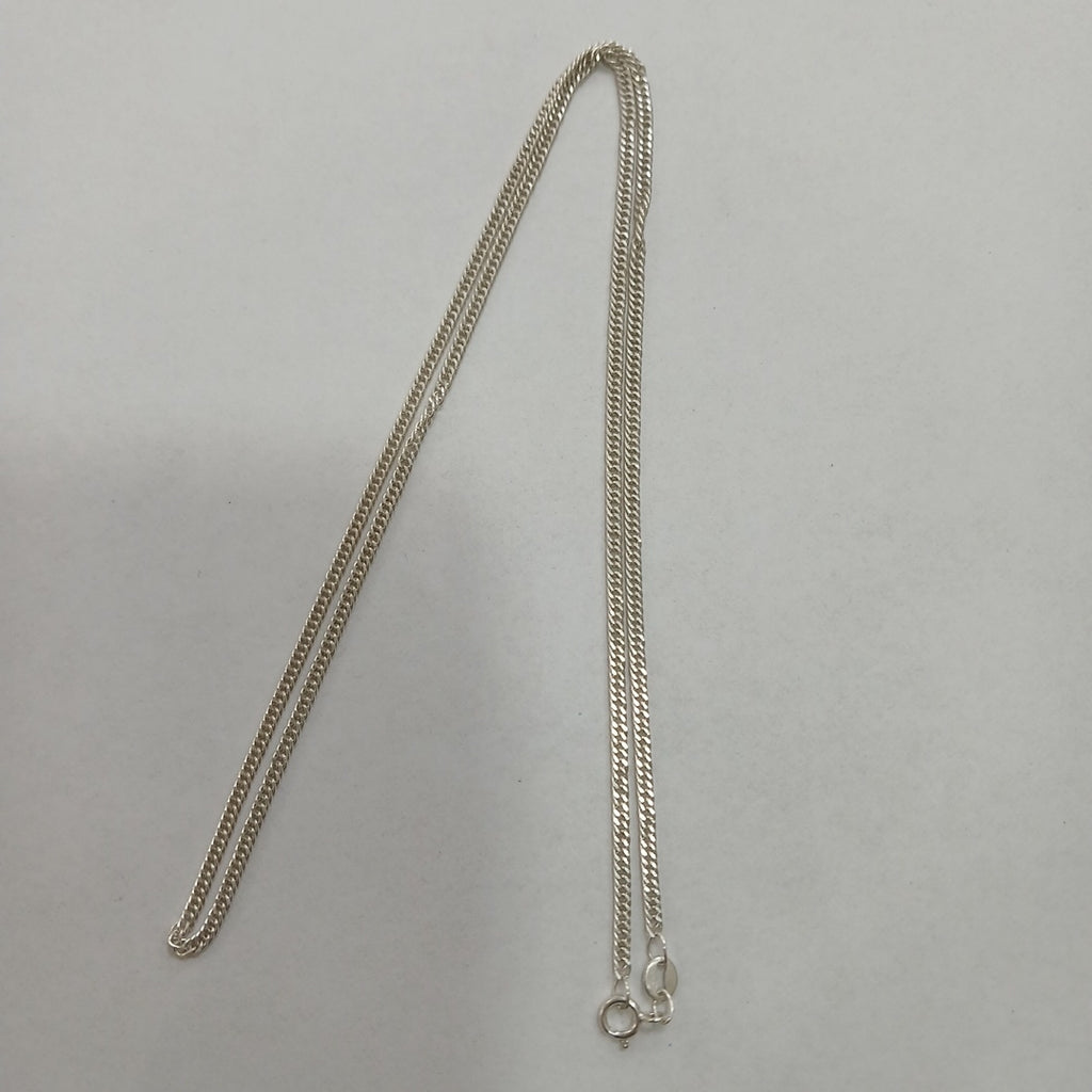 CADENA BARBADA PLATA .925 50 CM 4.22 GR (NUEVO)