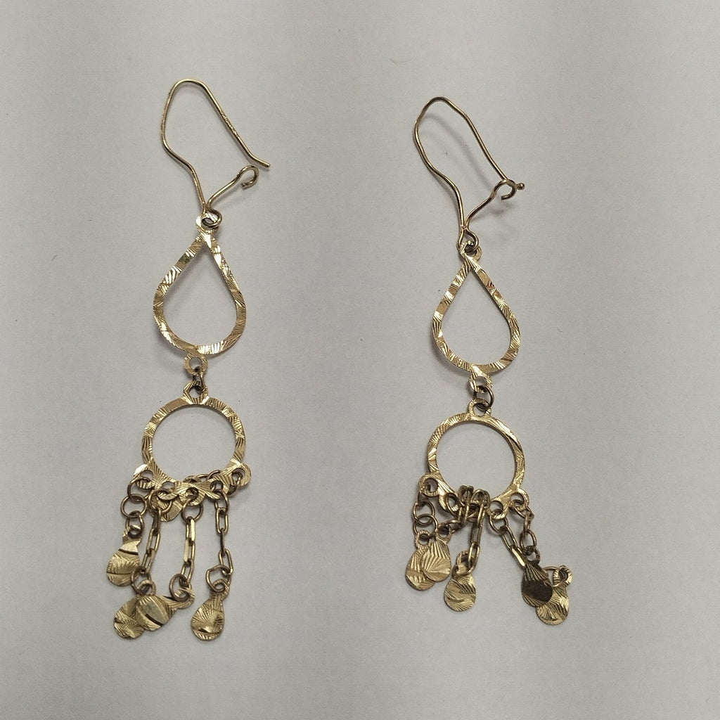 ARETES PAR ORO 14 K 1.8 GRMS (SEMINUEVO)