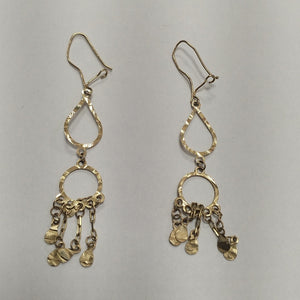 ARETES PAR ORO 14 K 1.8 GRMS (SEMINUEVO)