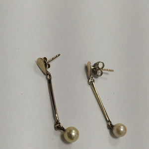 ARETES PAR ORO 14 K 1.6 GRMS (SEMINUEVO)