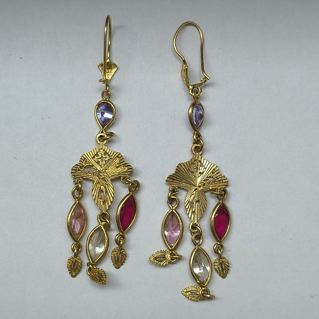 ARETES PAR ORO 14 K 8.3 GRMS (SEMINUEVO)