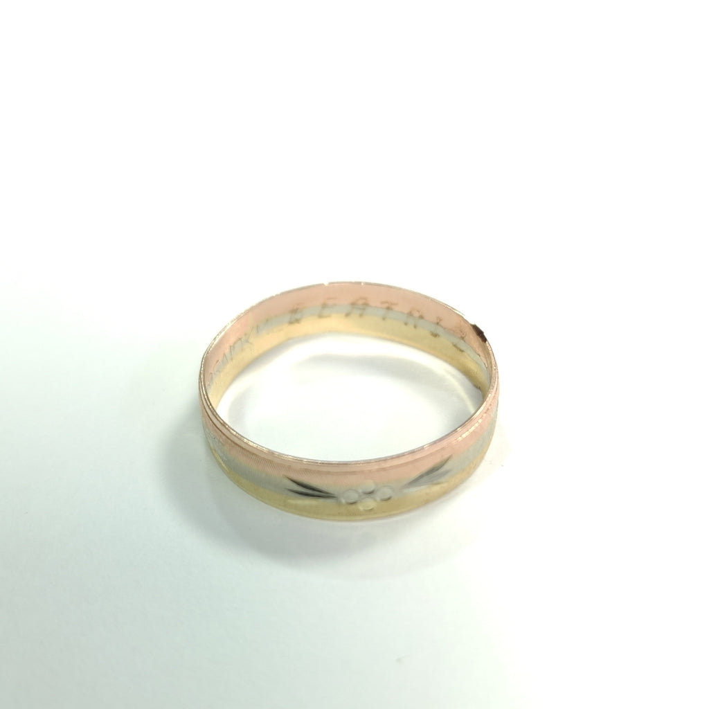 ARGOLLA ORO COMBINADO 10 K 1.5 GRMS (SEMINUEVO)
