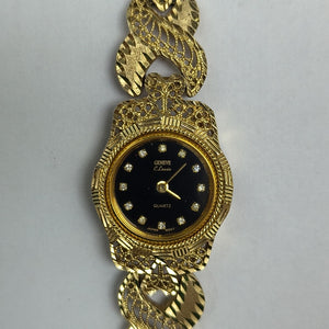 RELOJ CAJA ACERO PULSO ORO ORO 14 K 26 GRMS (SEMINUEVO)