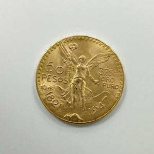 Moneda Centenario Cincuenta Pesos Oro Mexicano 21.6K