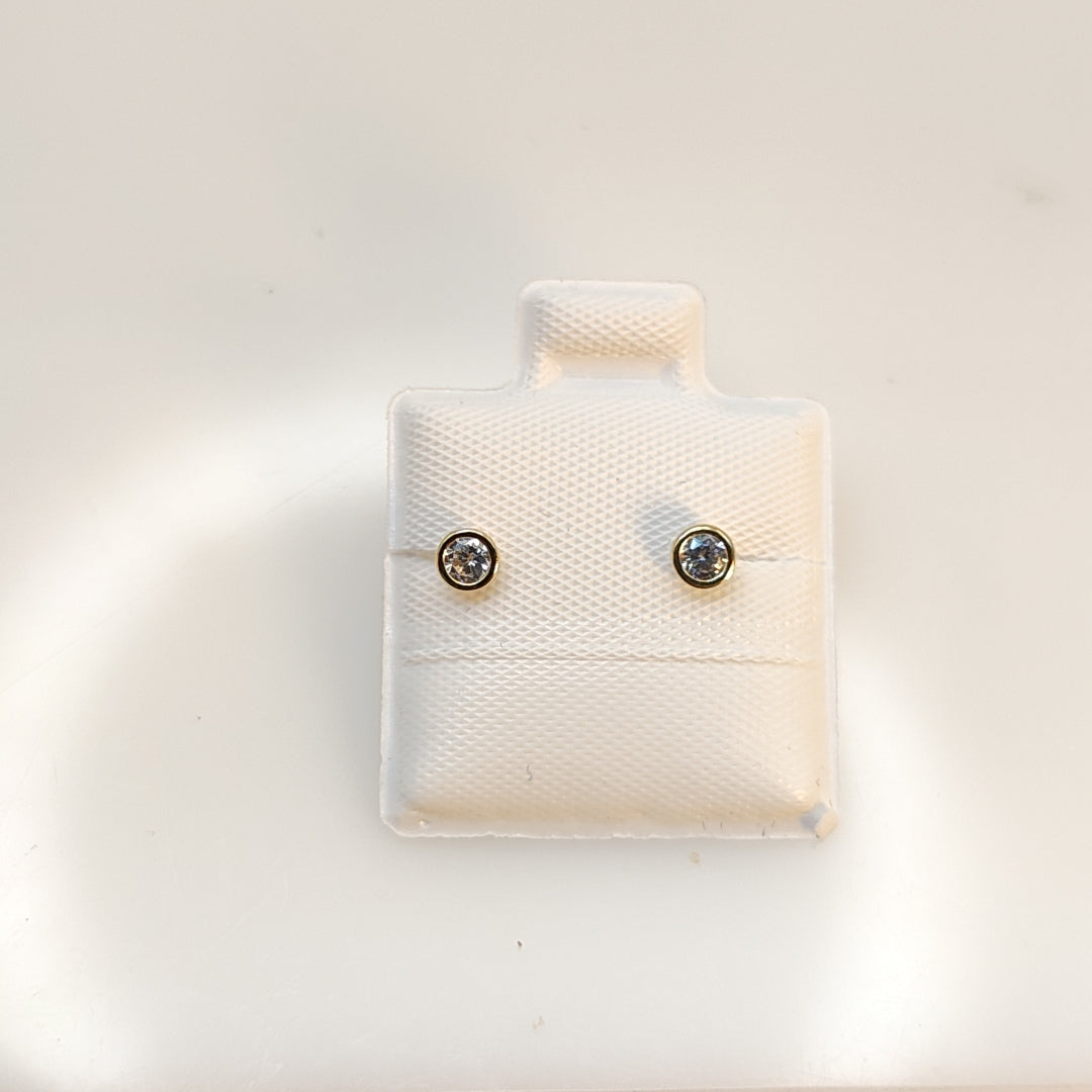 BROQUELES BROQUEL C CIRCONIA 14K 0.1501 GR (NUEVO)