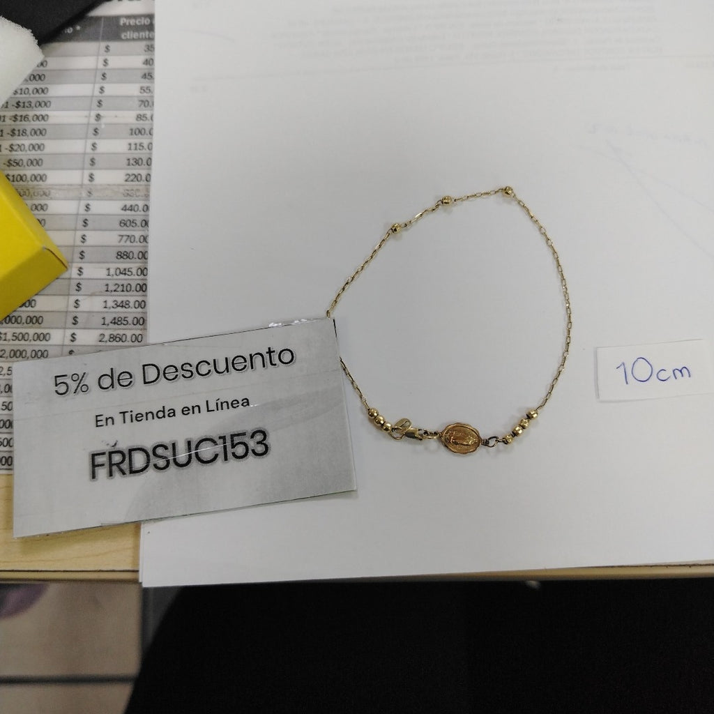 PULSERA ORO 14 K 2.1 GRMS (SEMINUEVO)
