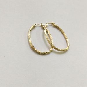 ARRACADAS PAR ORO 14 K 3 GRMS (SEMINUEVO)