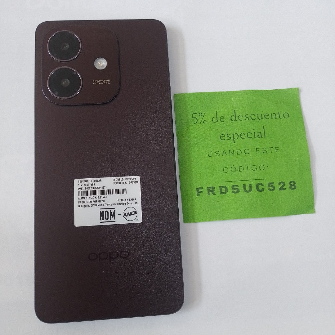 CELULAR OPPO A40 CPH2669 (2024) 256 GB 4 GB RAM (SEMINUEVO)