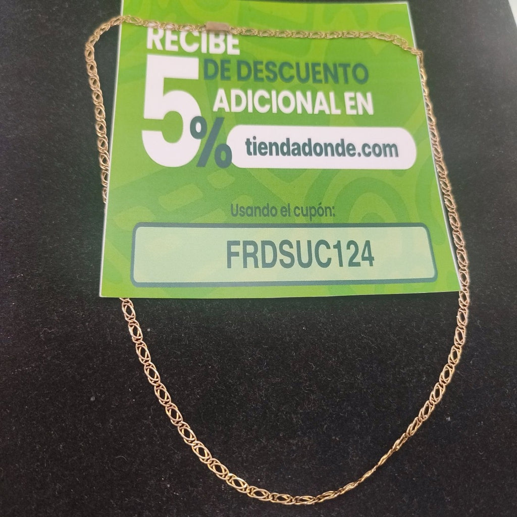 CADENA ORO 8 K 4,00 GRMS (SEMINUEVO)