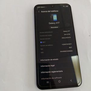 CELULAR SAMSUNG GALAXY A17 SM-A175F (2025) 128 GB 4 GB RAM (SEMINUEVO)