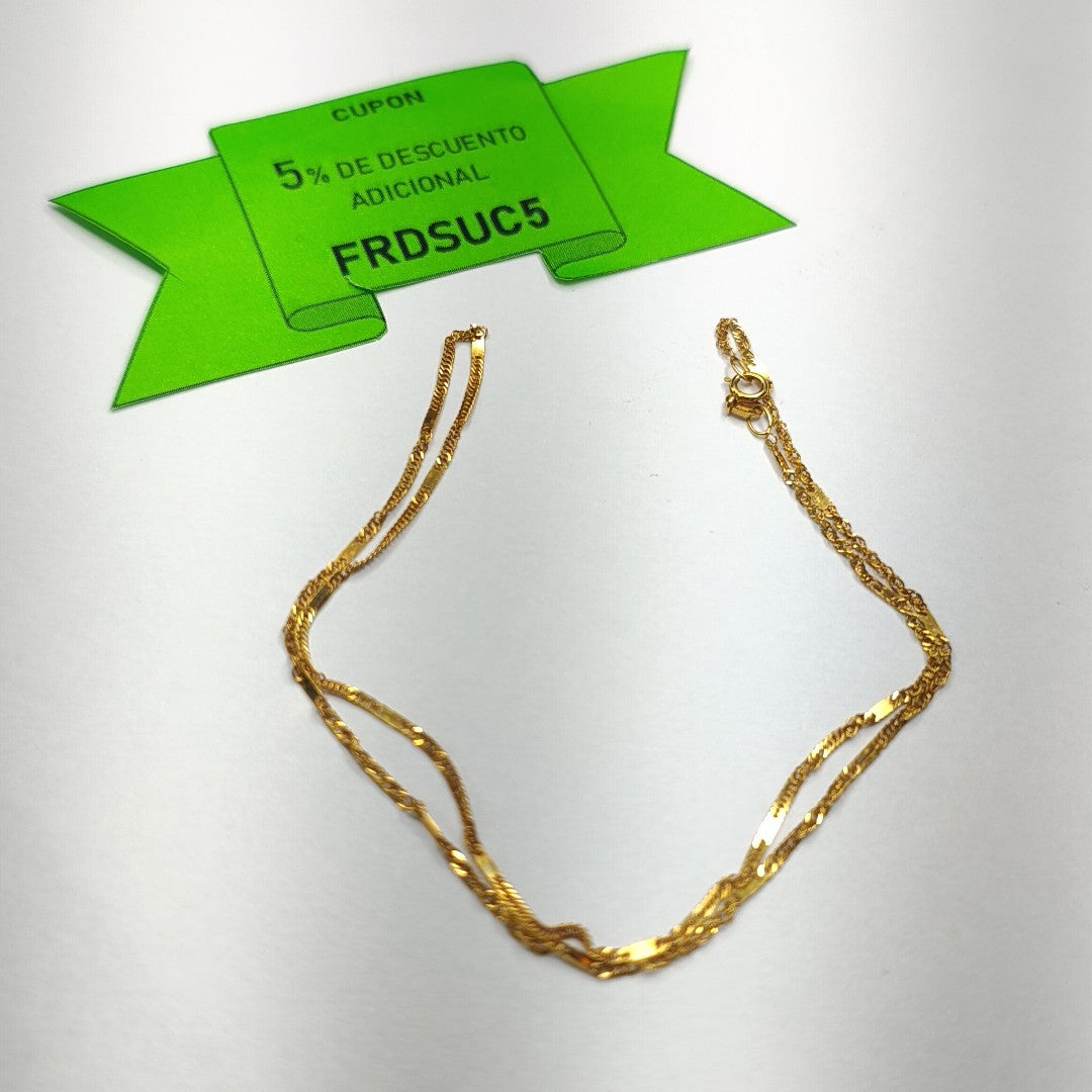 CADENA ORO 14 K 1,80 GRMS (SEMINUEVO)