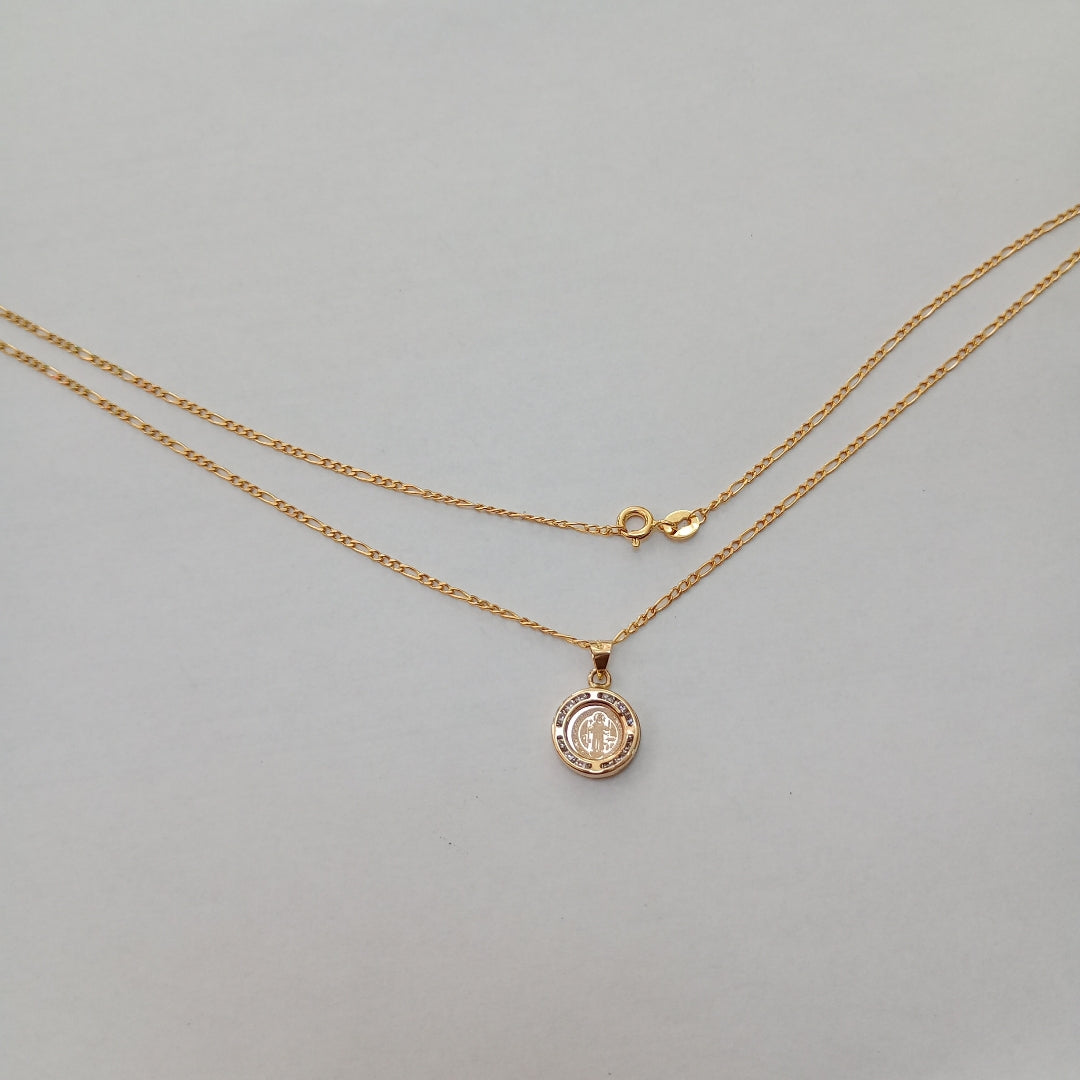CADENA, DIJE ORO 14 K 2.2 GRMS (SEMINUEVO)