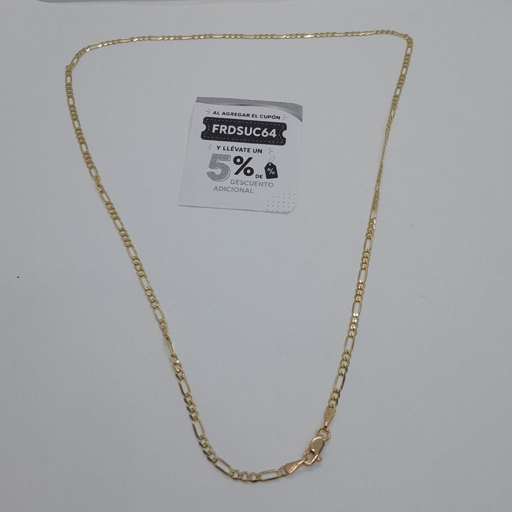CADENA 3X1 14K 50 CM 4.5 GR (NUEVO)