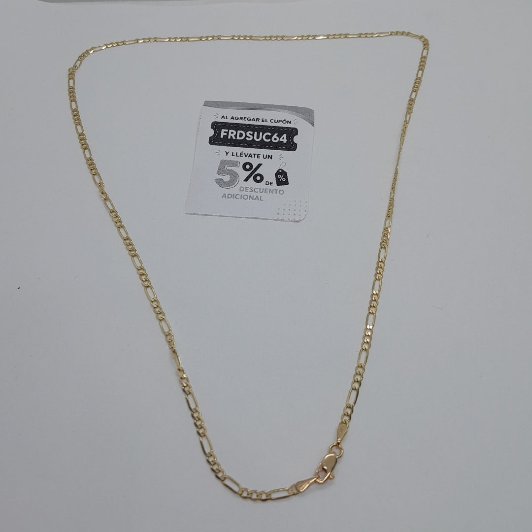 CADENA 3X1 14K 50 CM 4.5 GR (NUEVO)