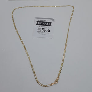 CADENA 3X1 14K 50 CM 4.5 GR (NUEVO)