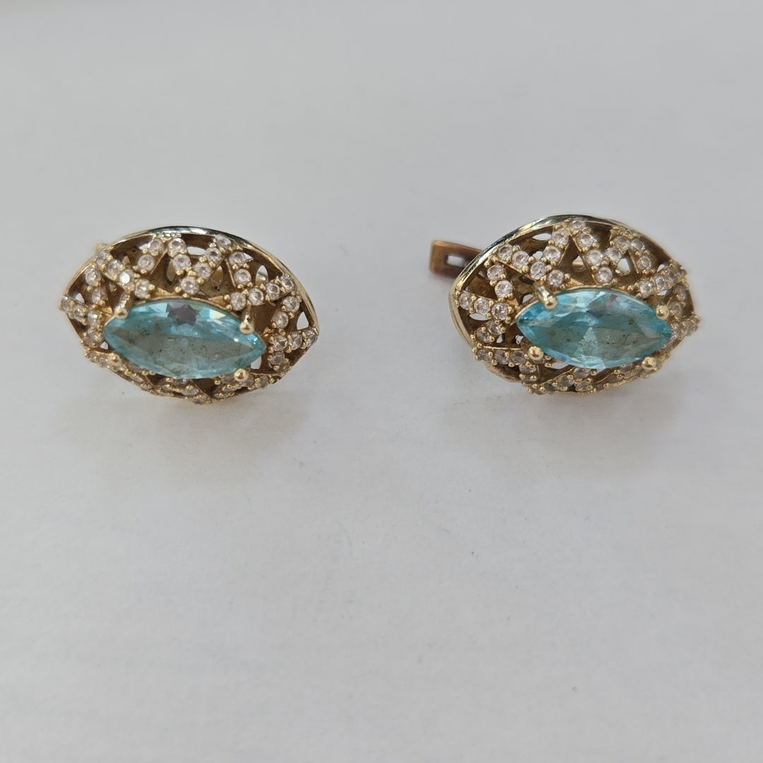 ARETES PAR ORO 10 K 4,50 GRMS (SEMINUEVO)