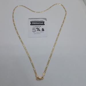 CADENA 3X1 14K 50 CM 4.5 GR (NUEVO)