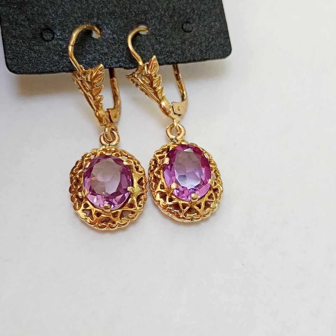 ARETES PAR ORO 8 K 5.1 GRMS (SEMINUEVO)