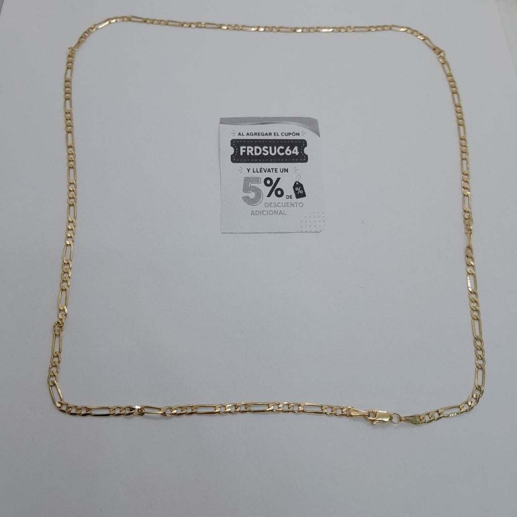 CADENA 3X1 14K 60 CM 7.8 GR (NUEVO)