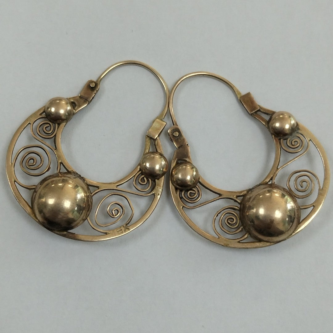 ARETES PAR ORO 8 K 5.2 GRMS (SEMINUEVO)