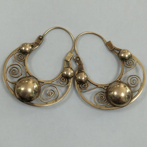 ARETES PAR ORO 8 K 5.2 GRMS (SEMINUEVO)