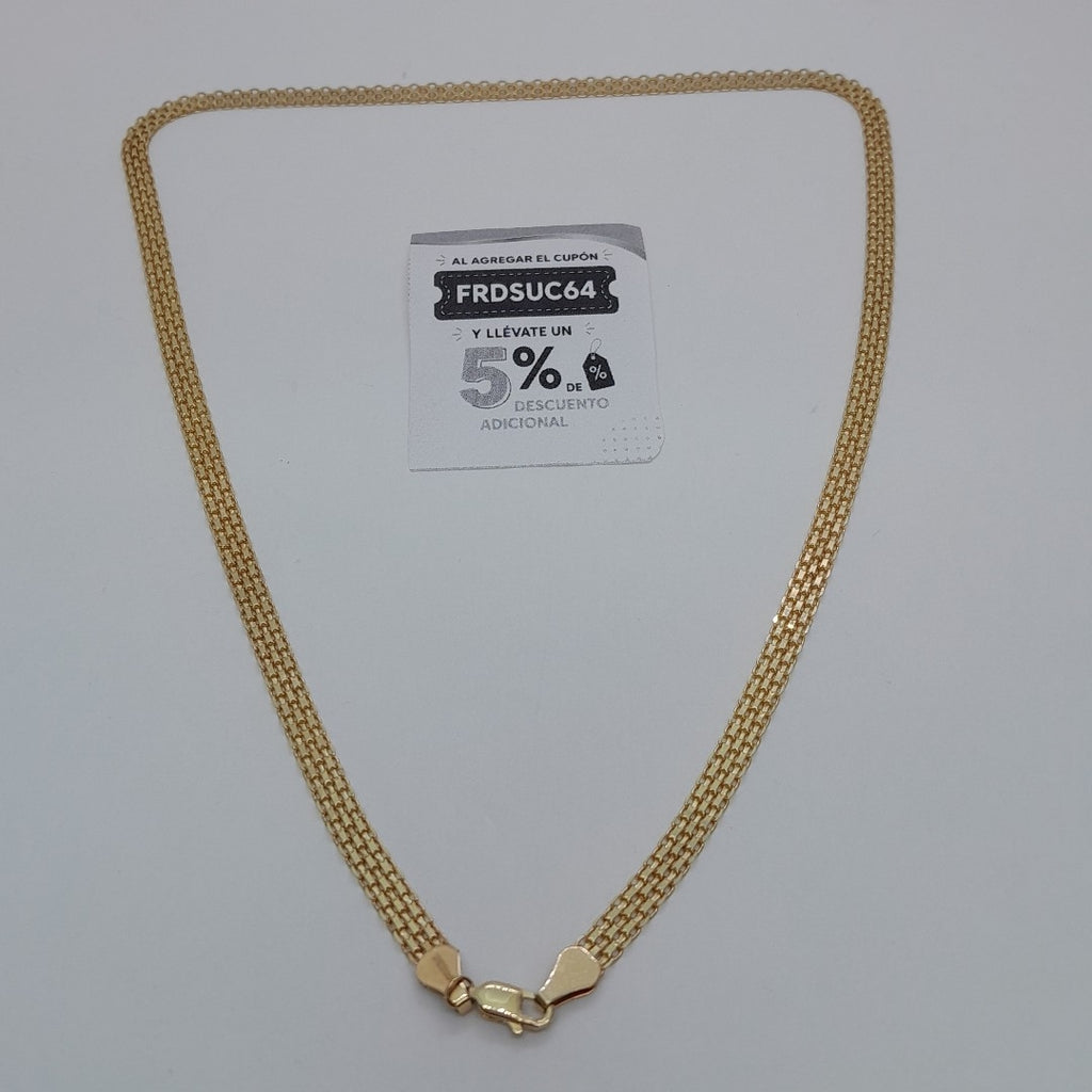 CADENA ESPECIAL 14K 50 CM 11.6 GR (NUEVO)