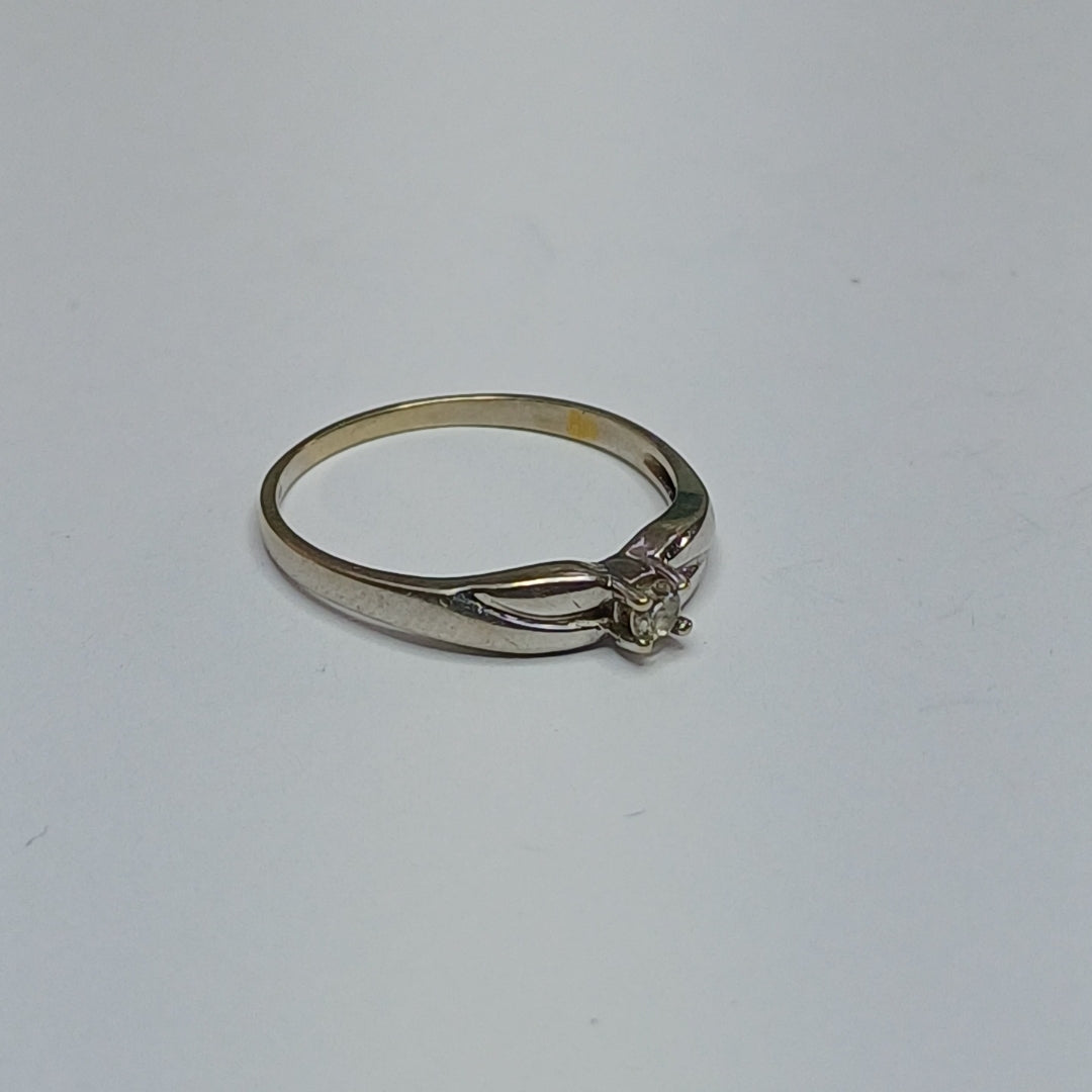 ANILLITO ORO BLANCO 14 K 1,70 GRMS (SEMINUEVO)
