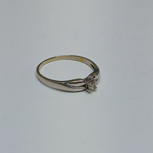 ANILLITO ORO BLANCO 14 K 1,70 GRMS (SEMINUEVO)