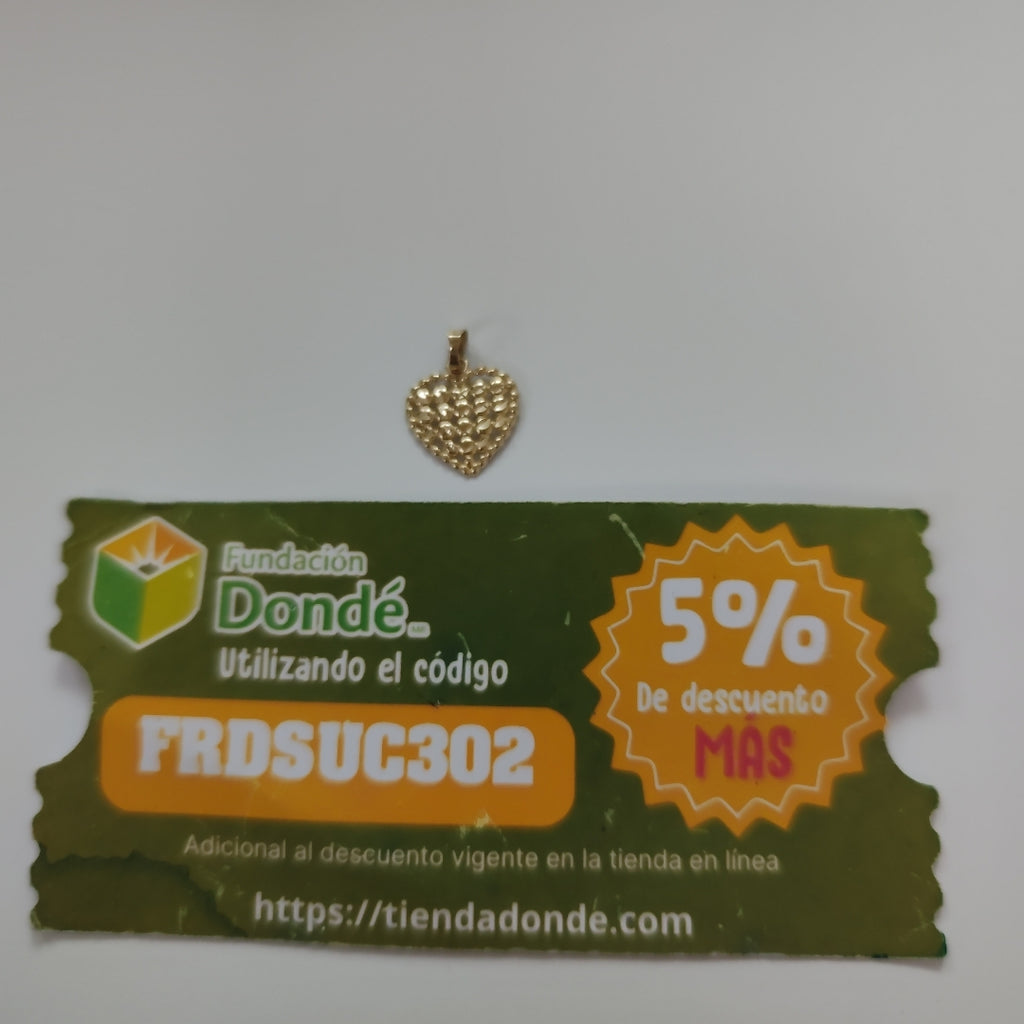 DIJE FIG CORAZON 14K 0.8 GR (NUEVO)