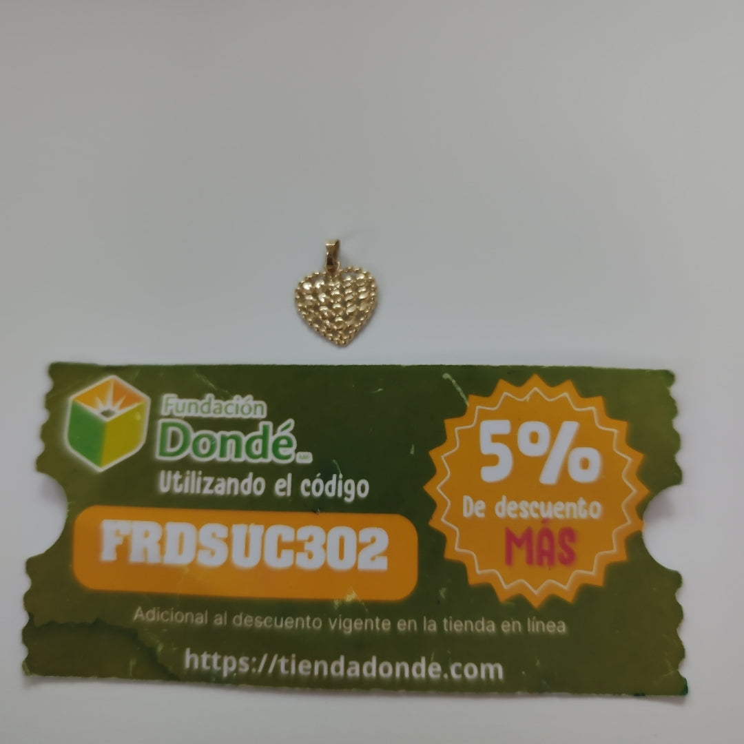 DIJE FIG CORAZON 14K 0.8 GR (NUEVO)