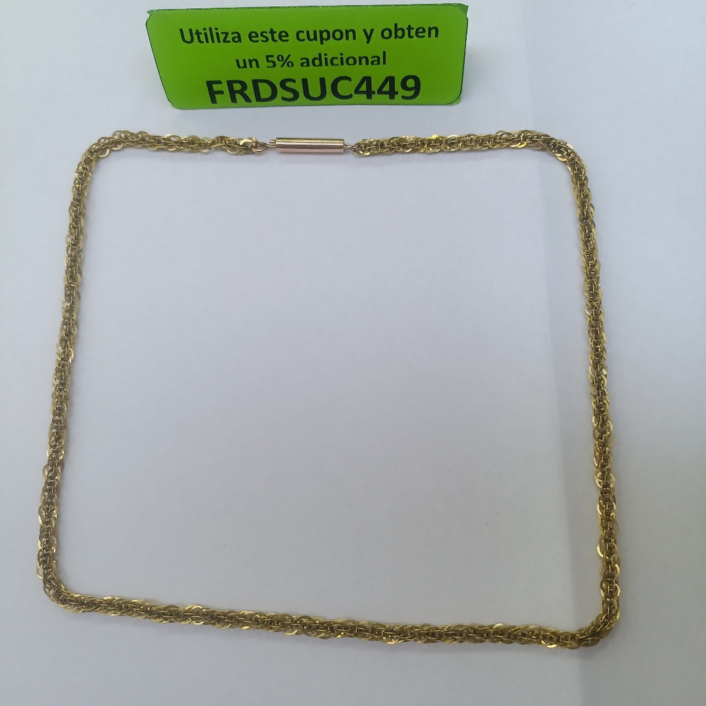 CADENA ORO 14 K 10.7 GRMS (SEMINUEVO)