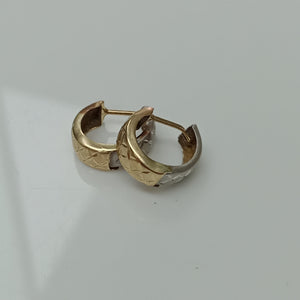ARRACADAS PAR ORO 10 K 1.3 GRMS (SEMINUEVO)