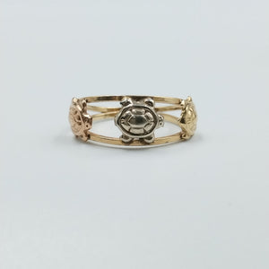 ANILLITO ORO COMBINADO 14 K 1,80 GRMS (SEMINUEVO)