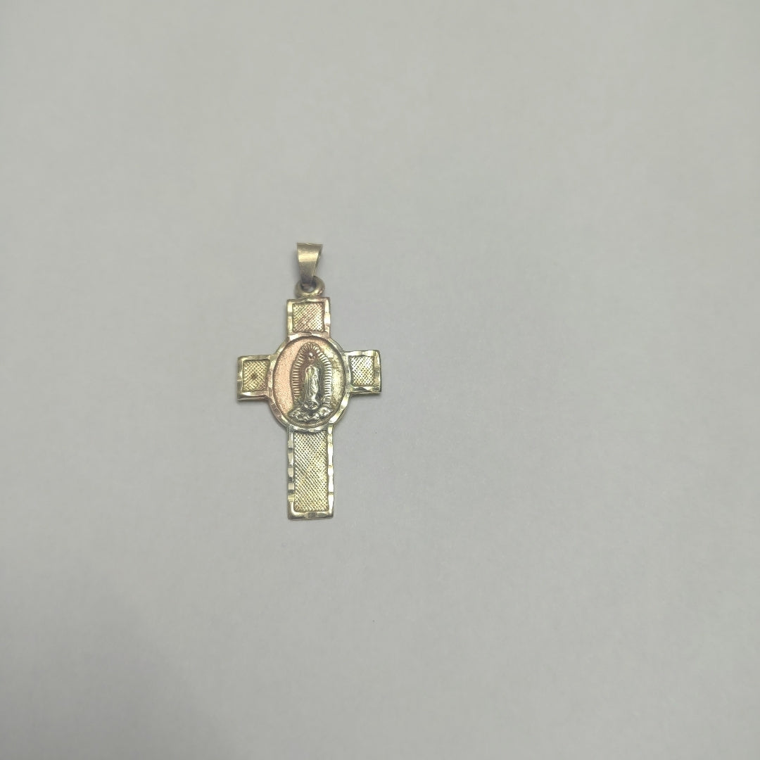 CRUZ,DIJE ORO,ORO COMBINADO 10 K 1,00 GRMS (SEMINUEVO)