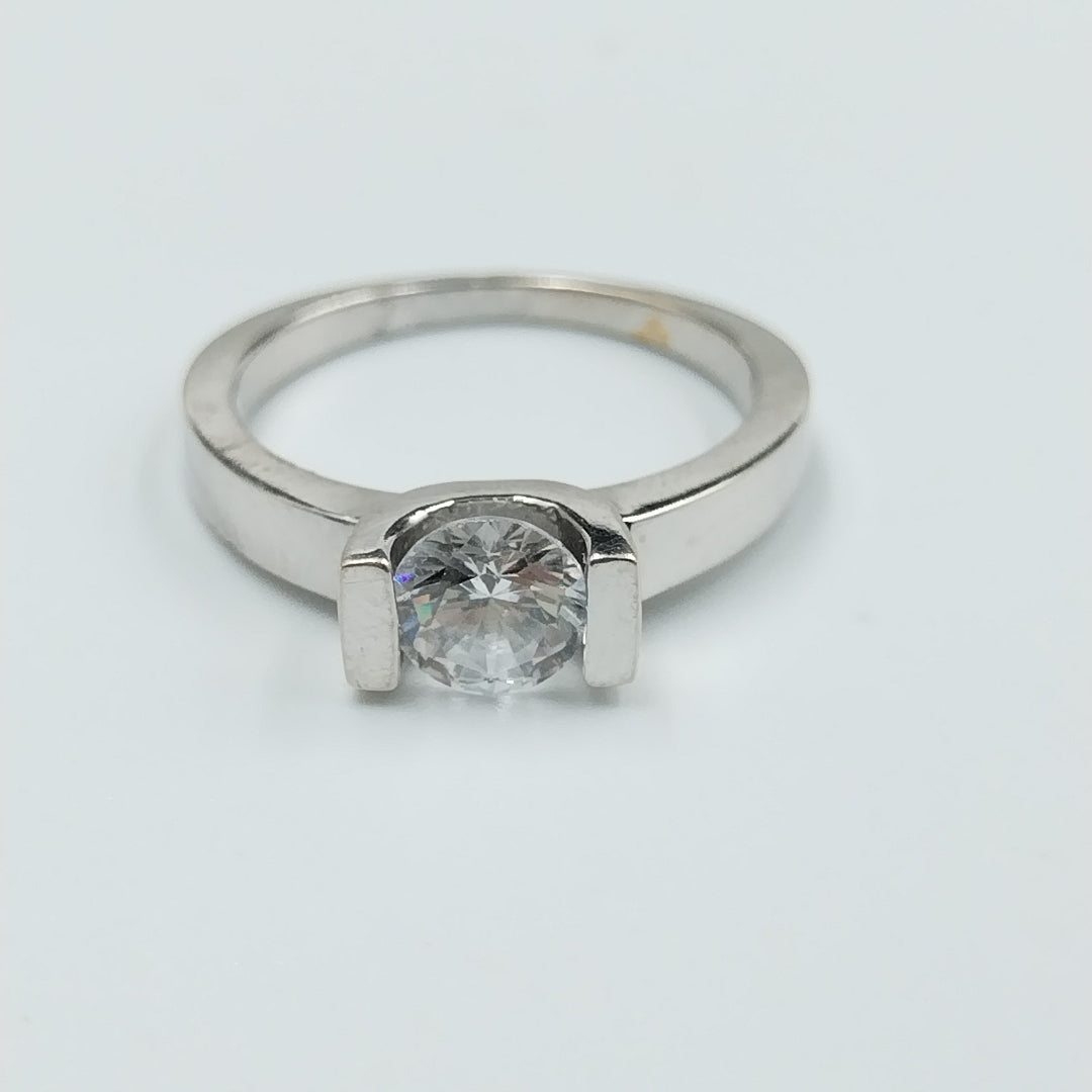 ANILLITO ORO, ORO BLANCO 14 K 3.3 GRMS (SEMINUEVO)